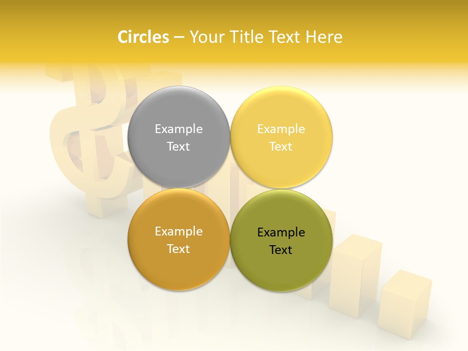 Growth Golden Gain PowerPoint Template