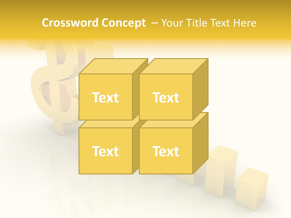 Growth Golden Gain PowerPoint Template