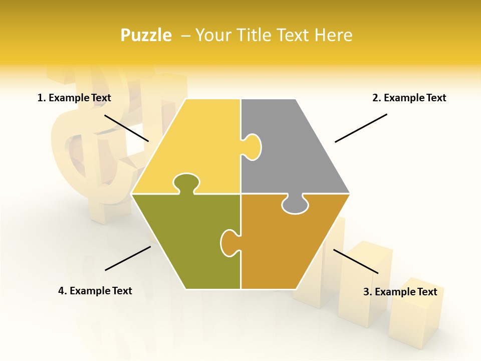 Growth Golden Gain PowerPoint Template