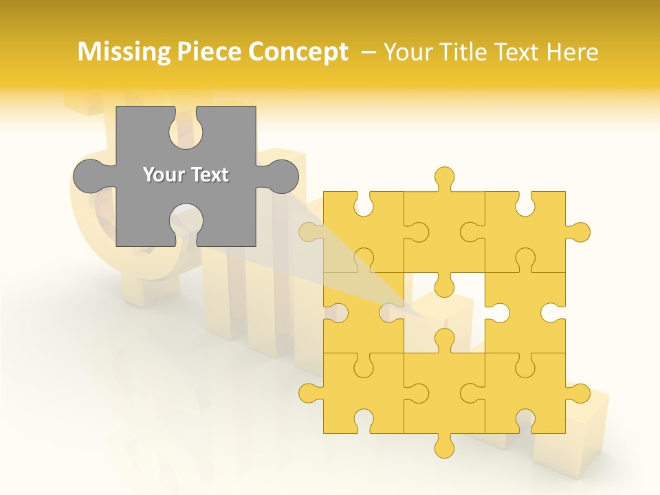 Growth Golden Gain PowerPoint Template