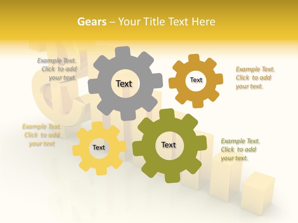 Growth Golden Gain PowerPoint Template