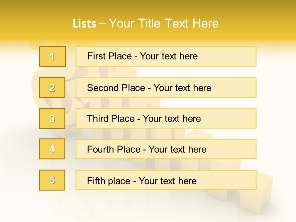 Growth Golden Gain PowerPoint Template
