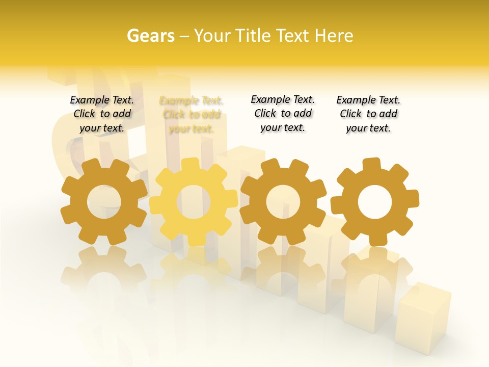 Growth Golden Gain PowerPoint Template
