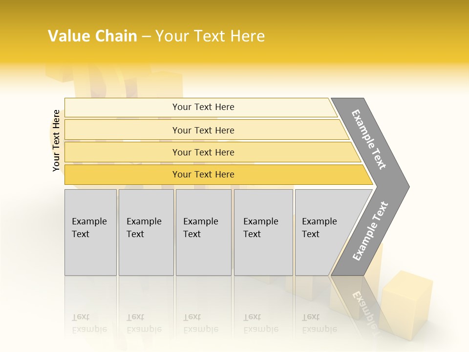Growth Golden Gain PowerPoint Template