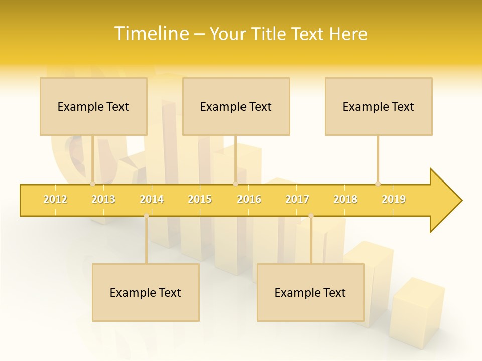 Growth Golden Gain PowerPoint Template