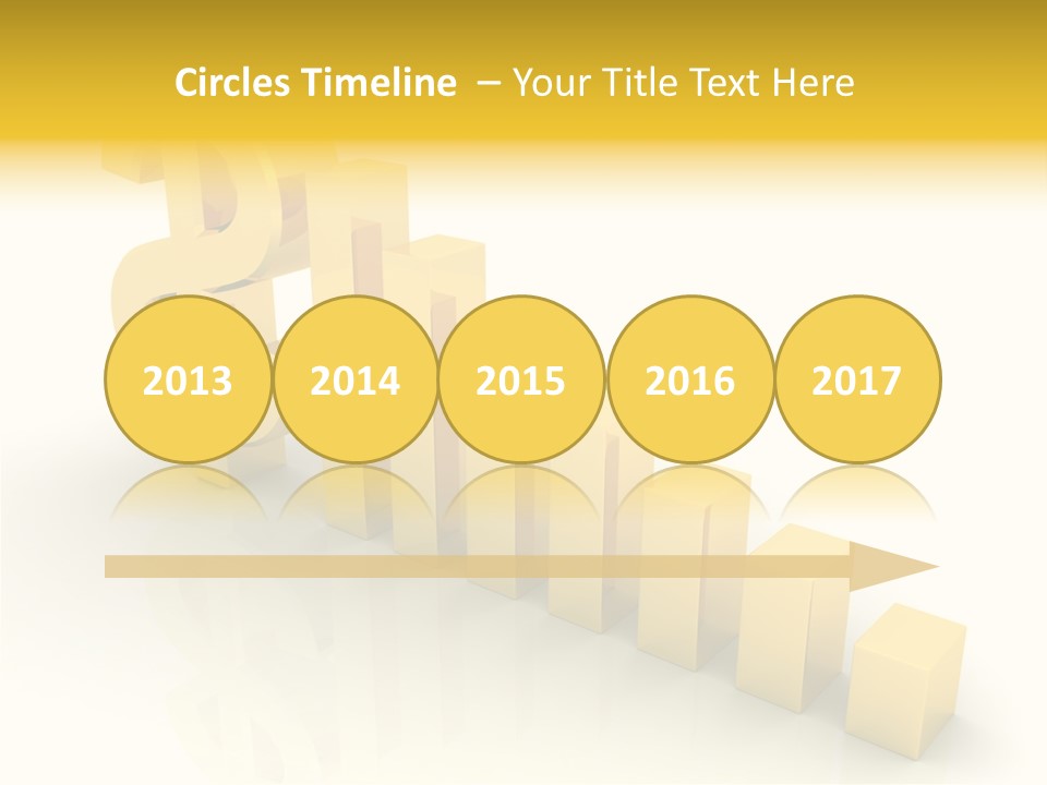 Growth Golden Gain PowerPoint Template
