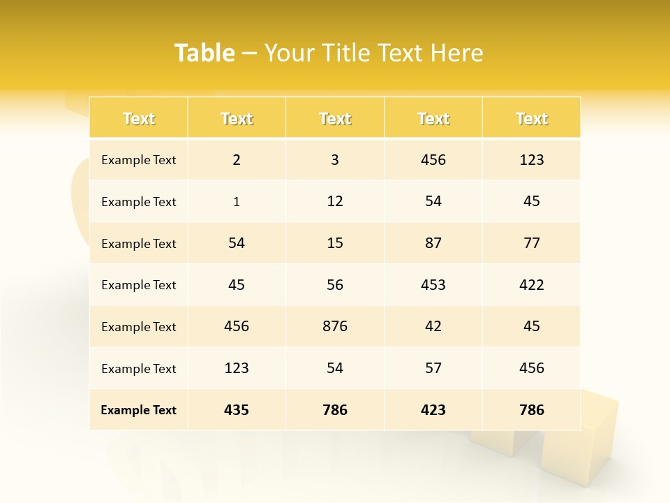 Growth Golden Gain PowerPoint Template