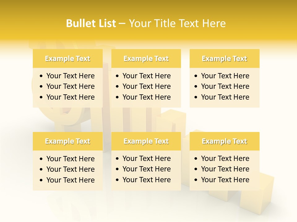 Growth Golden Gain PowerPoint Template