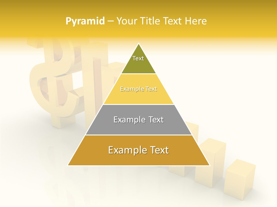 Growth Golden Gain PowerPoint Template