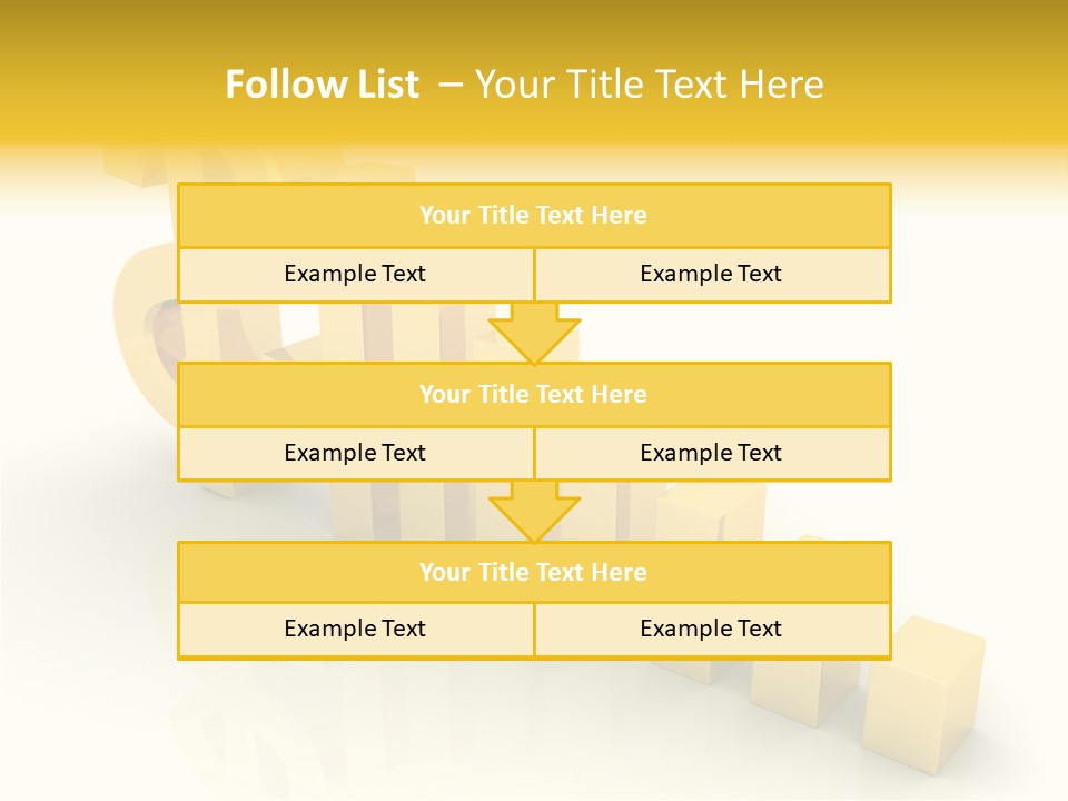 Growth Golden Gain PowerPoint Template