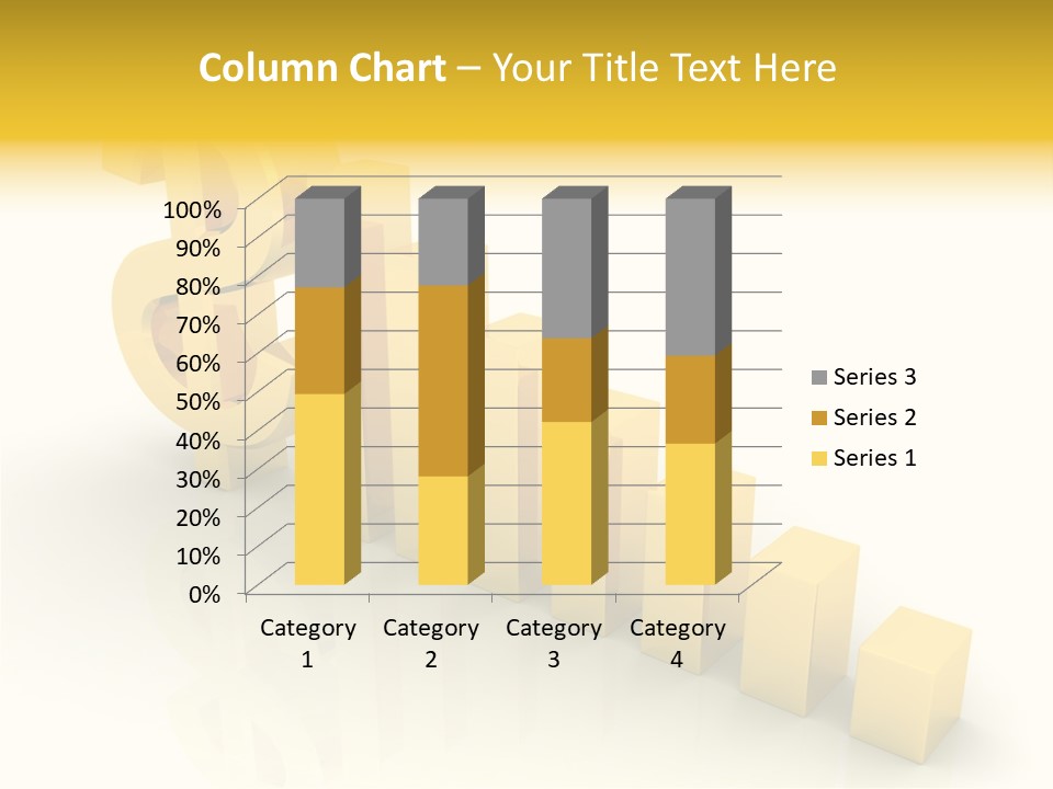 Growth Golden Gain PowerPoint Template
