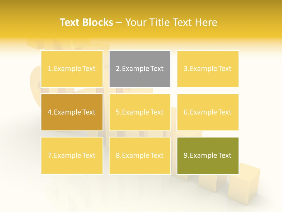 Growth Golden Gain PowerPoint Template