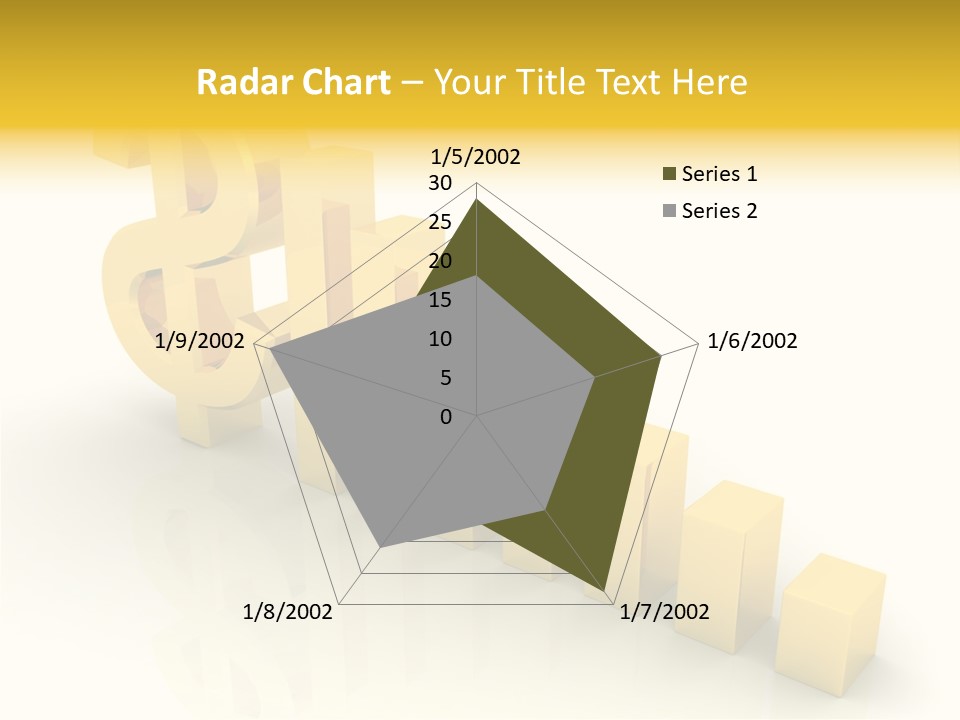 Growth Golden Gain PowerPoint Template
