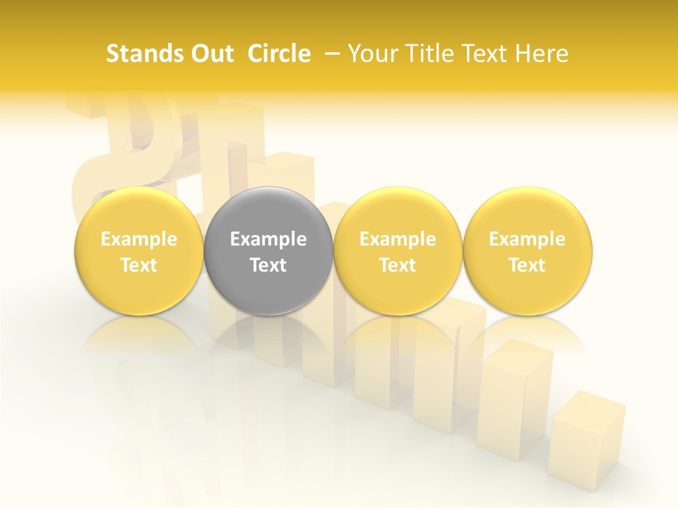 Growth Golden Gain PowerPoint Template