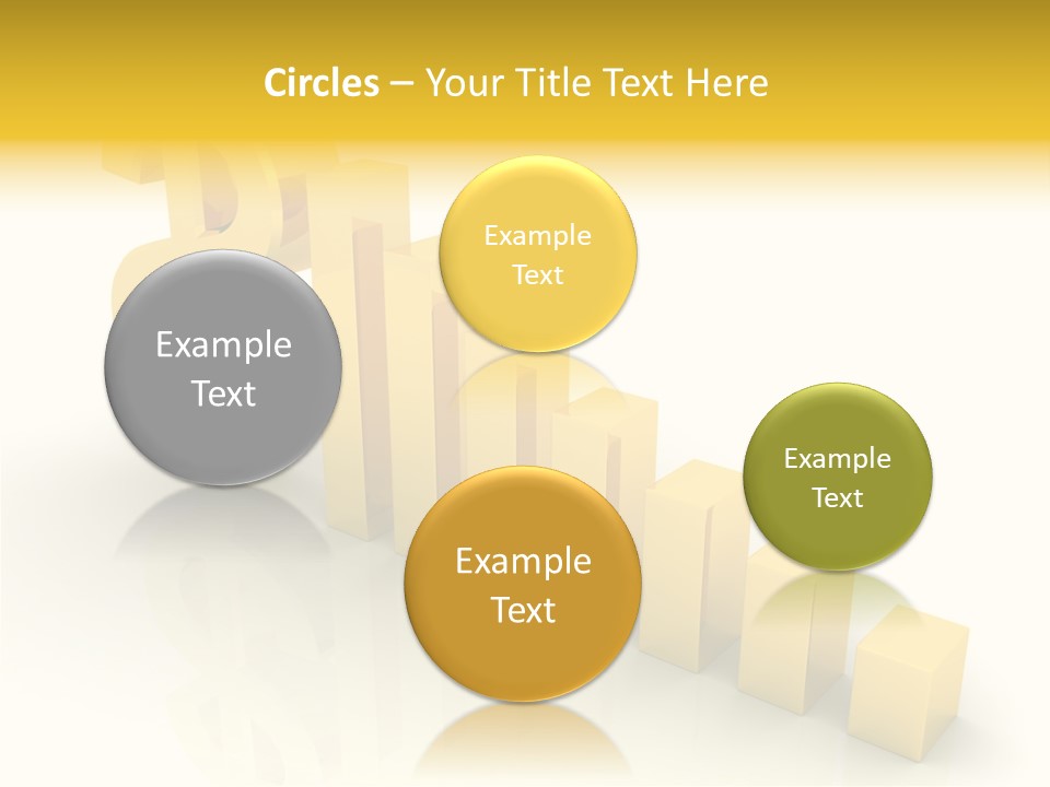 Growth Golden Gain PowerPoint Template