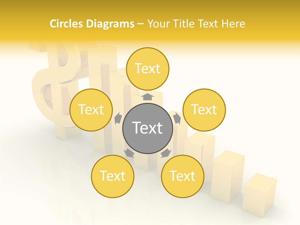 Growth Golden Gain PowerPoint Template