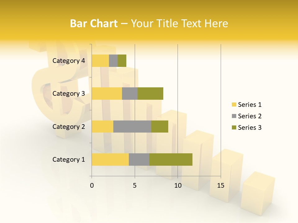 Growth Golden Gain PowerPoint Template