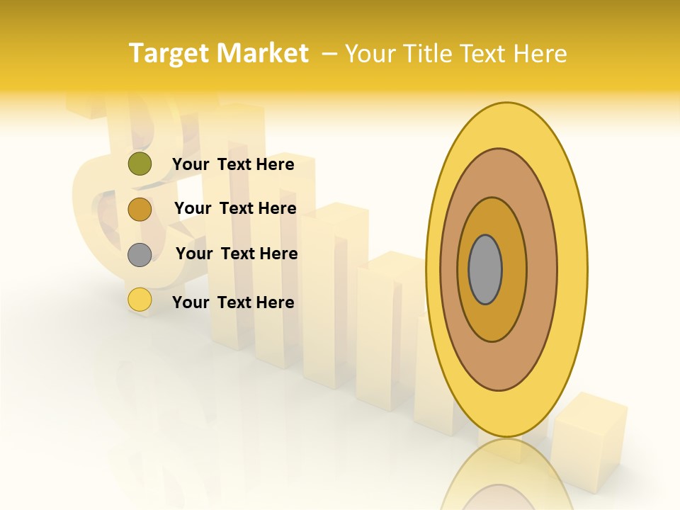 Growth Golden Gain PowerPoint Template