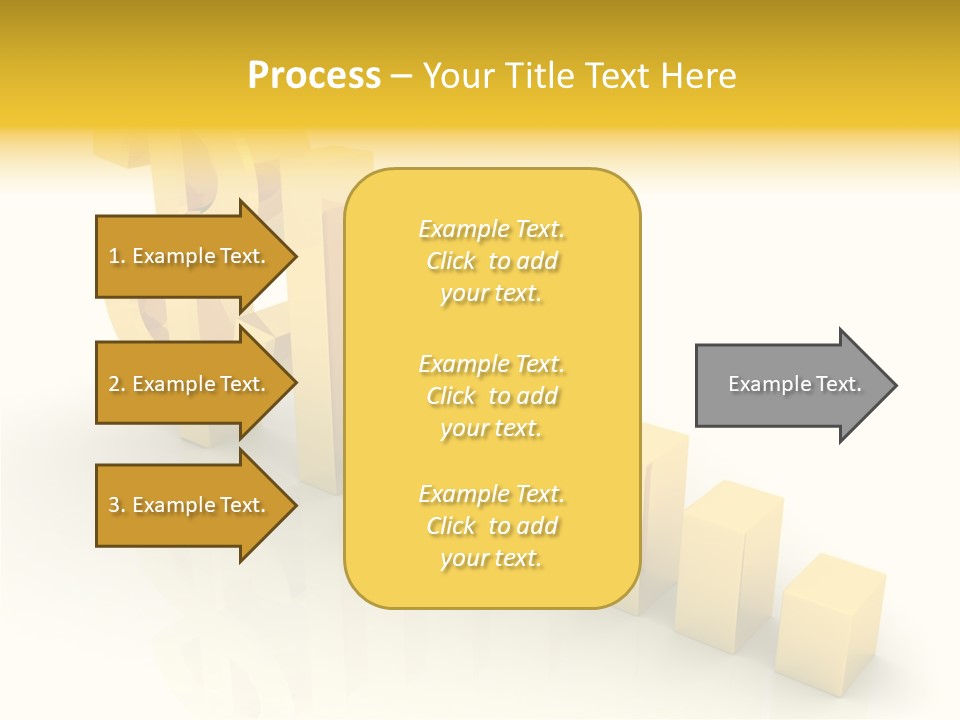 Growth Golden Gain PowerPoint Template