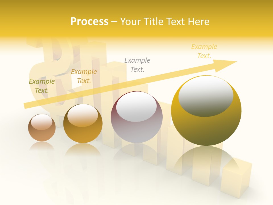 Growth Golden Gain PowerPoint Template