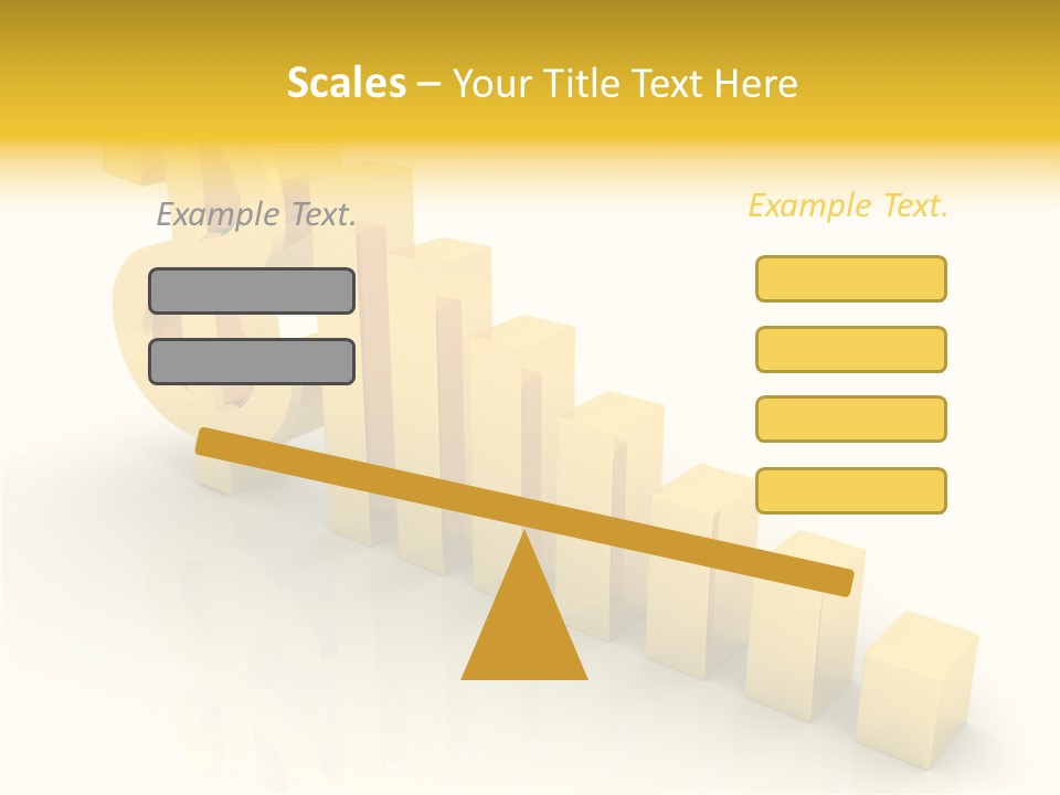 Growth Golden Gain PowerPoint Template