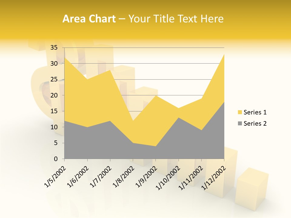 Growth Golden Gain PowerPoint Template
