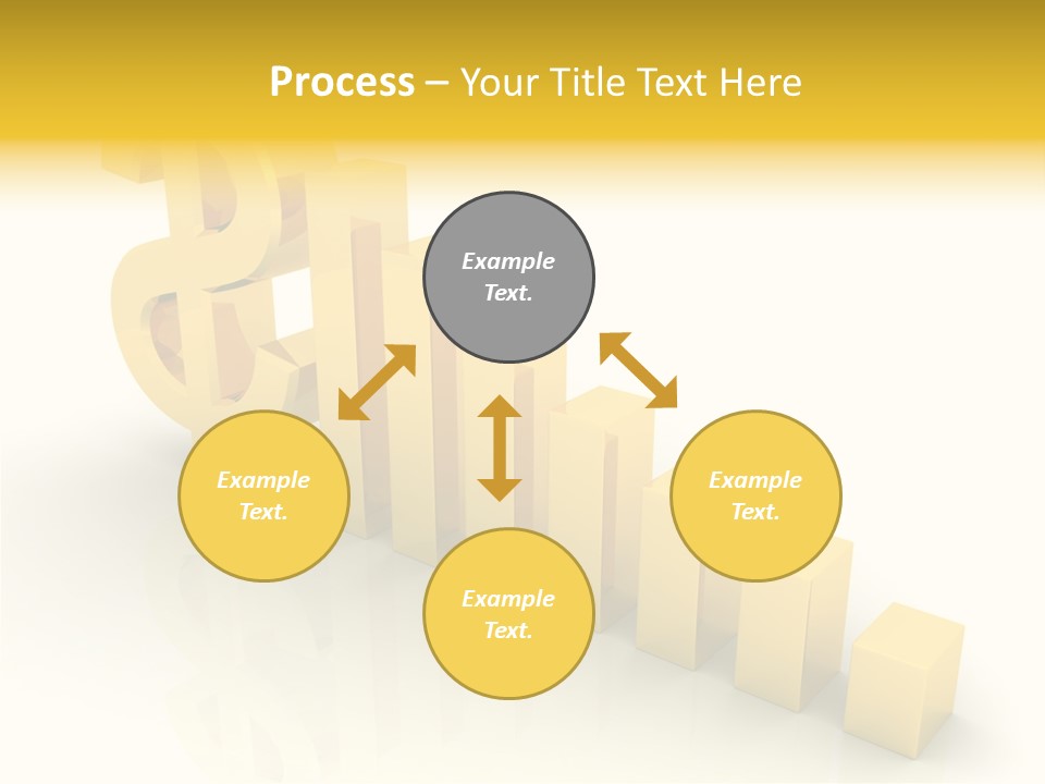 Growth Golden Gain PowerPoint Template