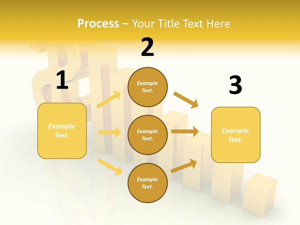 Growth Golden Gain PowerPoint Template