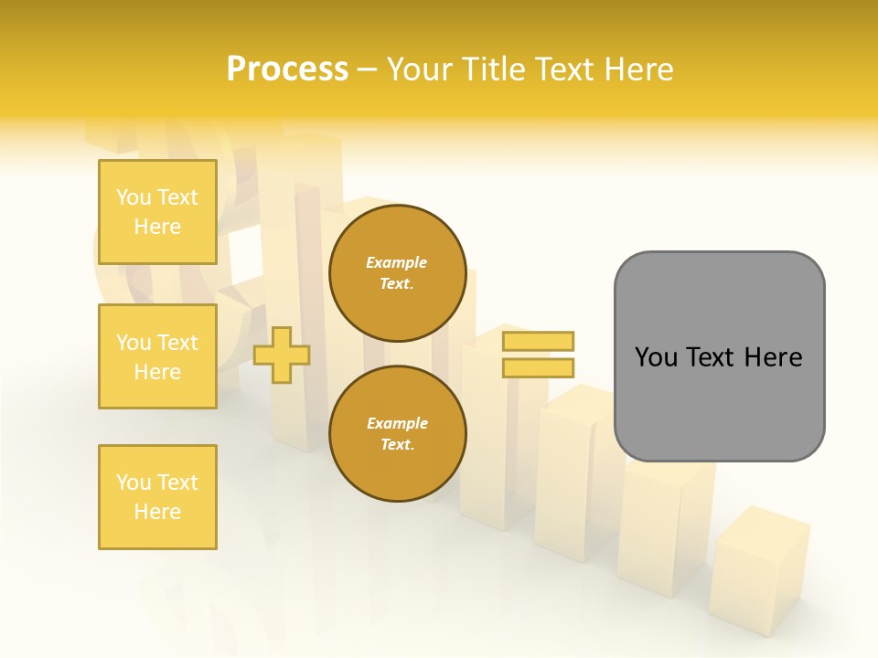 Growth Golden Gain PowerPoint Template