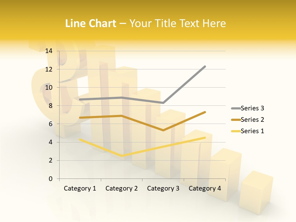 Growth Golden Gain PowerPoint Template