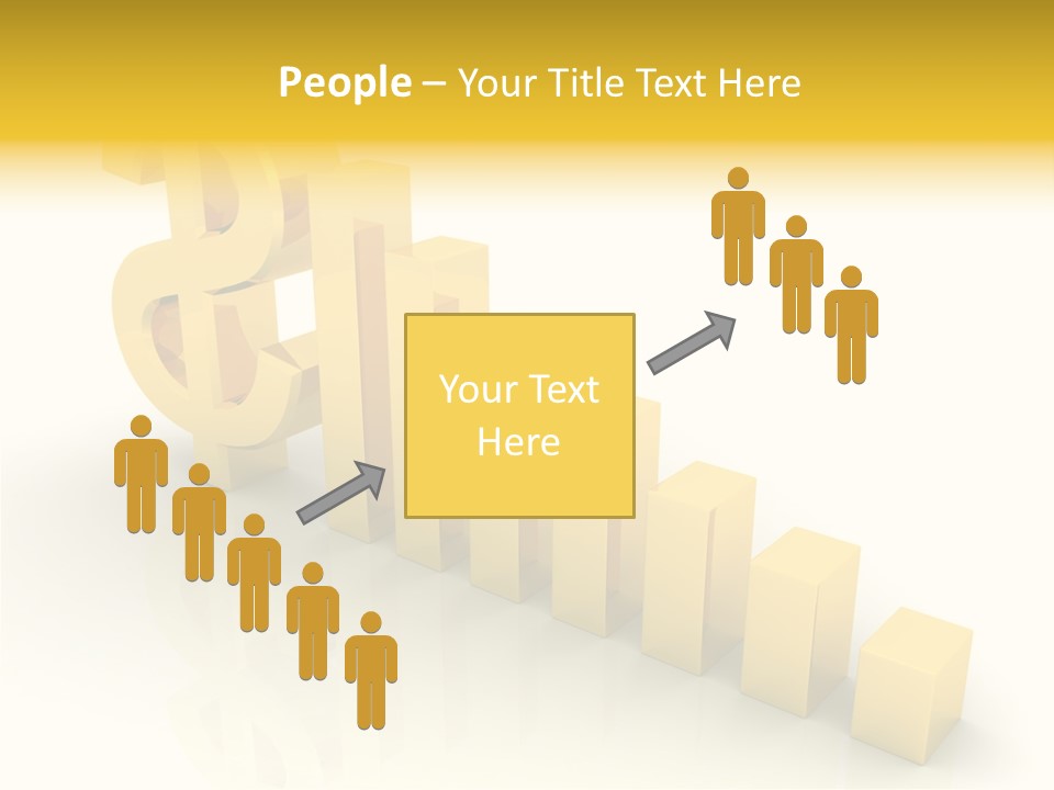 Growth Golden Gain PowerPoint Template