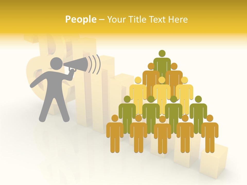 Growth Golden Gain PowerPoint Template