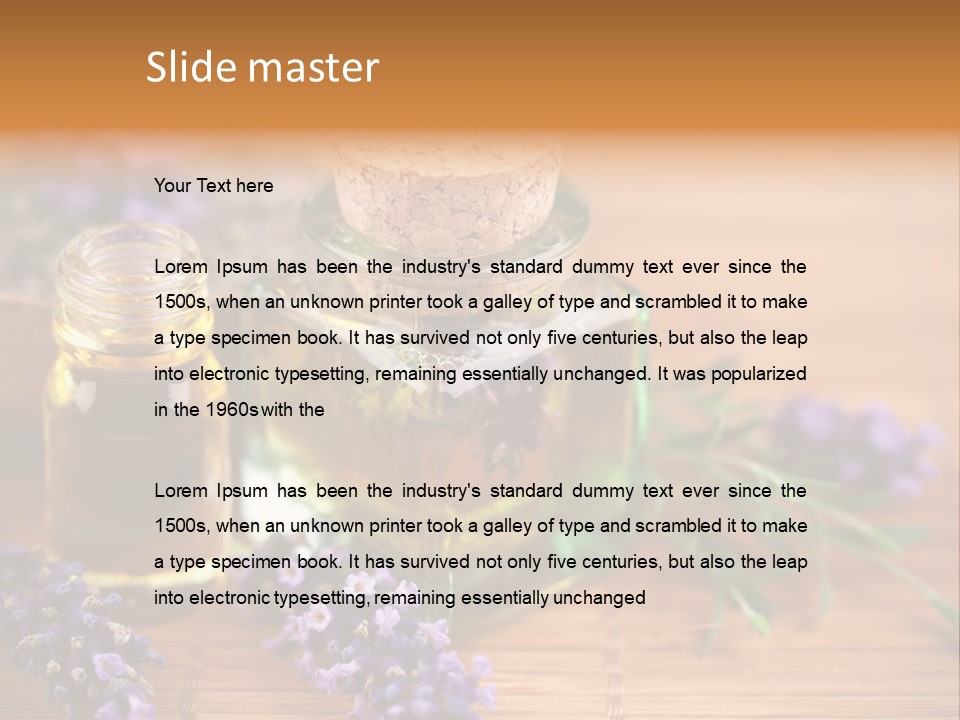 Pampering Cosmetic Product PowerPoint Template