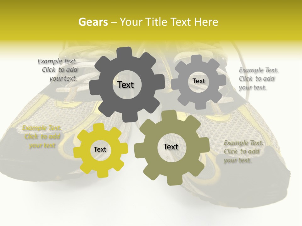 Black Rubber Lace PowerPoint Template