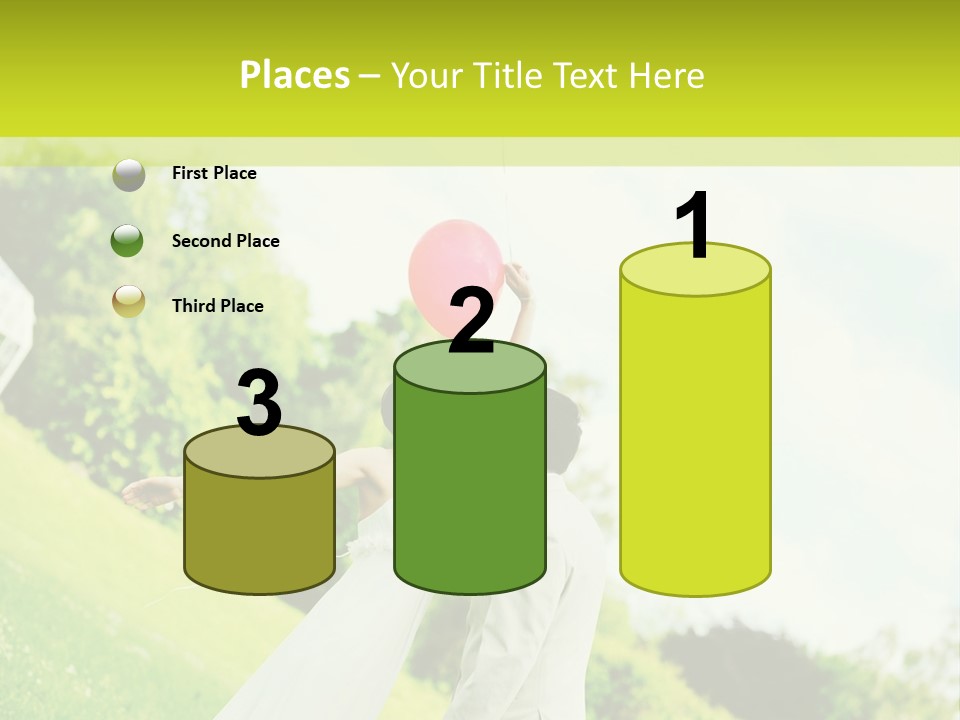 Woman Young Smile PowerPoint Template