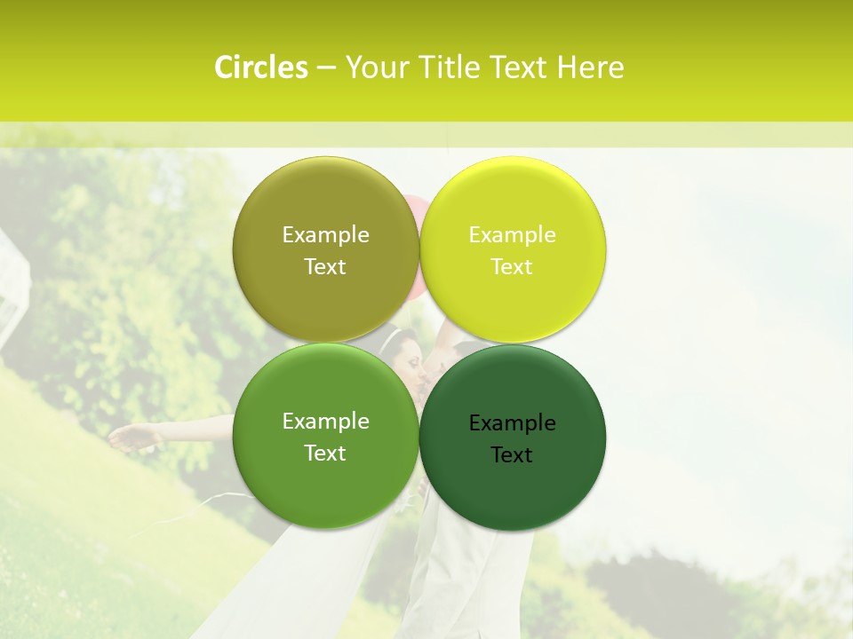 Woman Young Smile PowerPoint Template