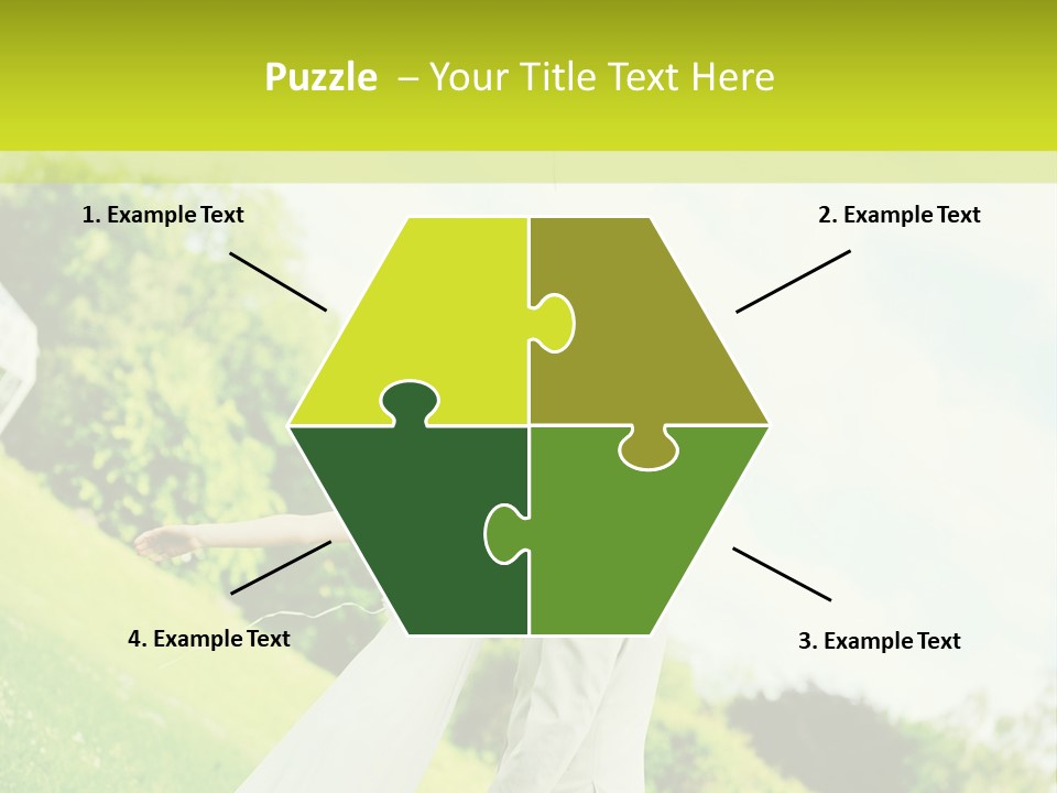 Woman Young Smile PowerPoint Template