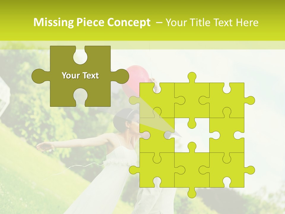 Woman Young Smile PowerPoint Template