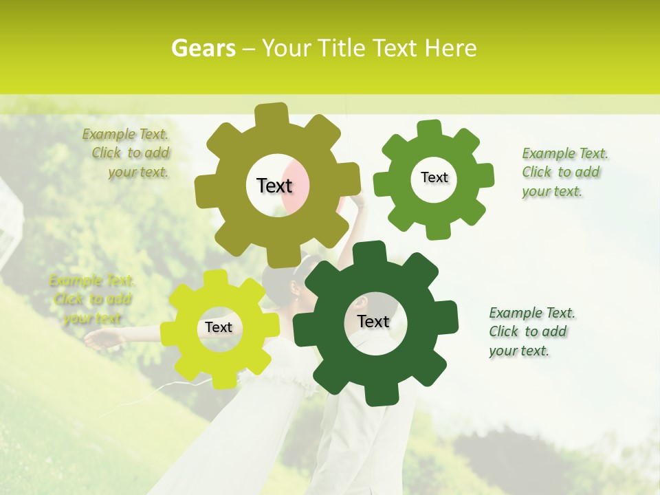 Woman Young Smile PowerPoint Template