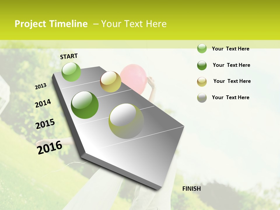 Woman Young Smile PowerPoint Template