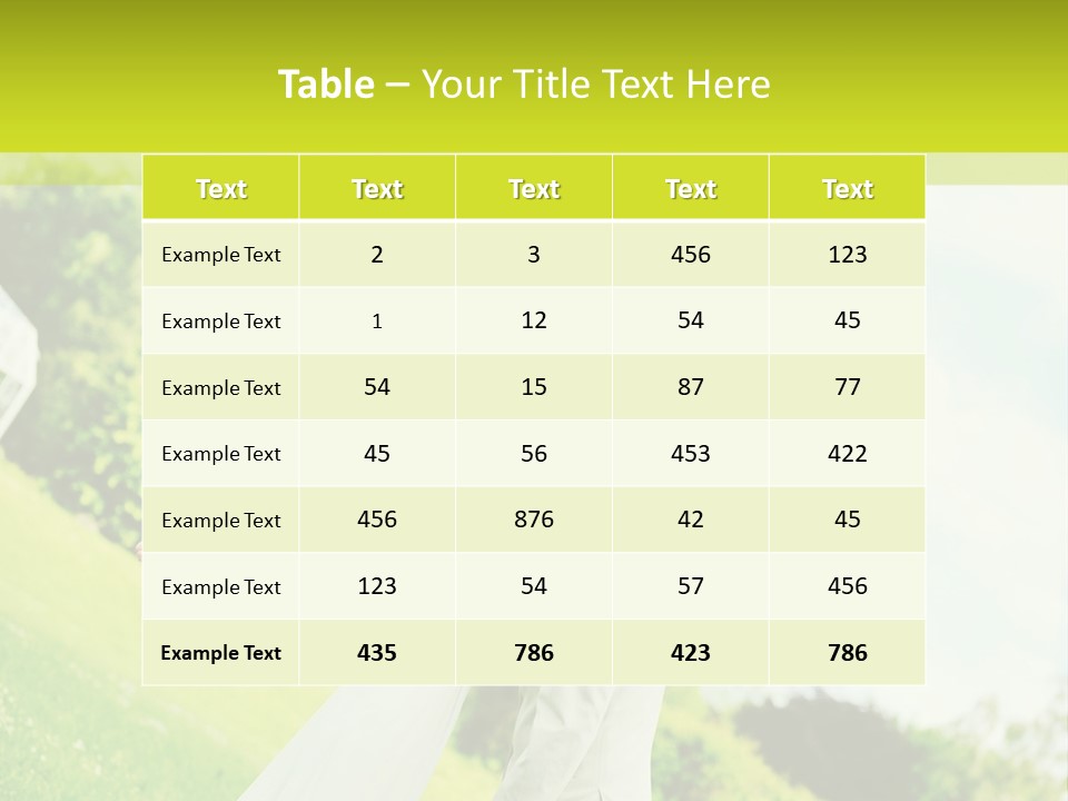 Woman Young Smile PowerPoint Template