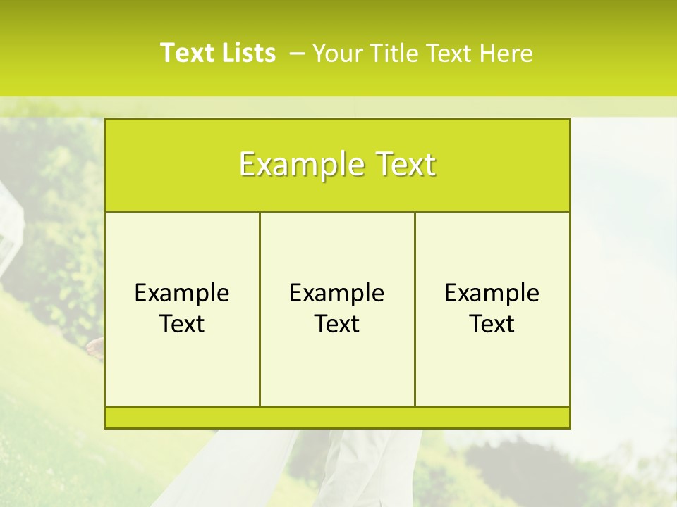 Woman Young Smile PowerPoint Template
