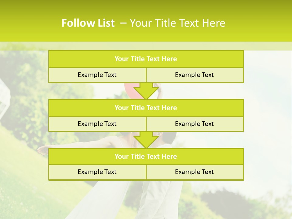 Woman Young Smile PowerPoint Template