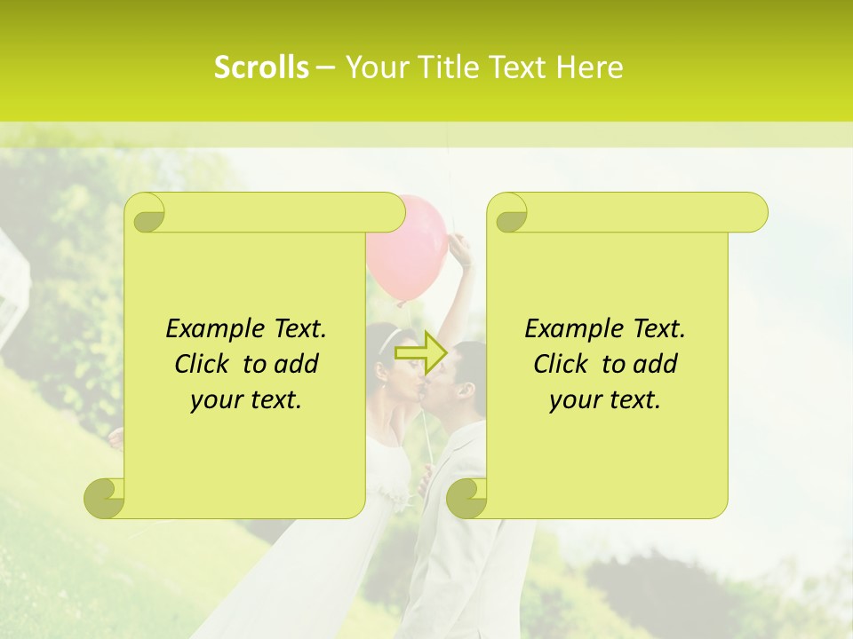Woman Young Smile PowerPoint Template