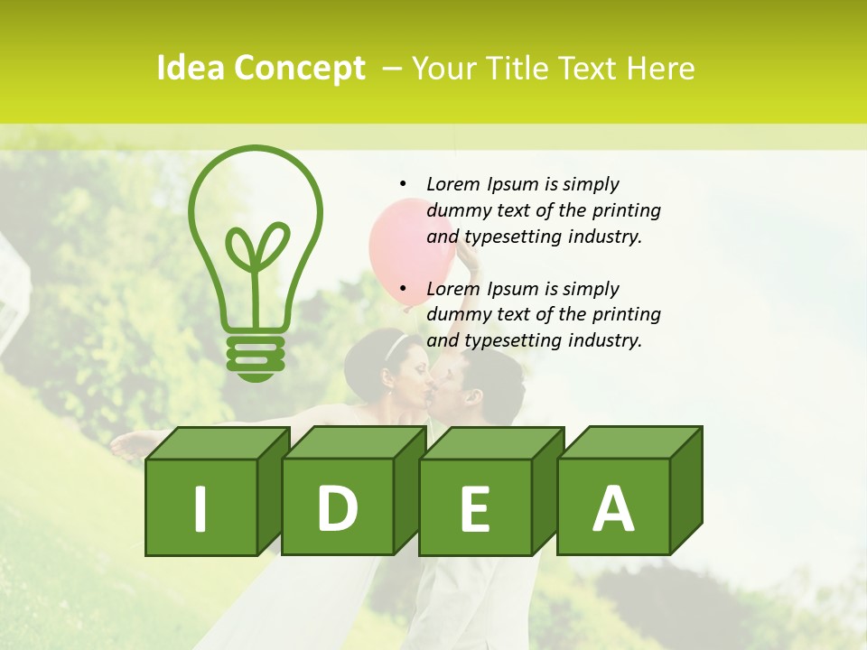 Woman Young Smile PowerPoint Template