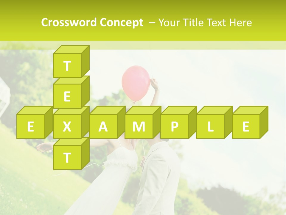 Woman Young Smile PowerPoint Template