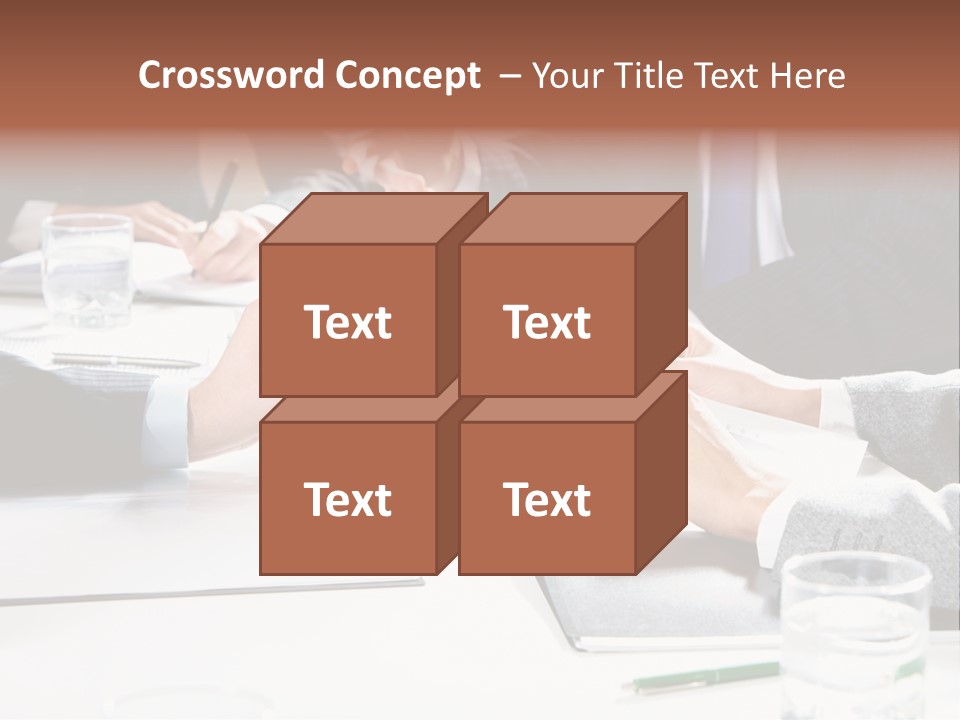 Success Concept Teamwork PowerPoint Template