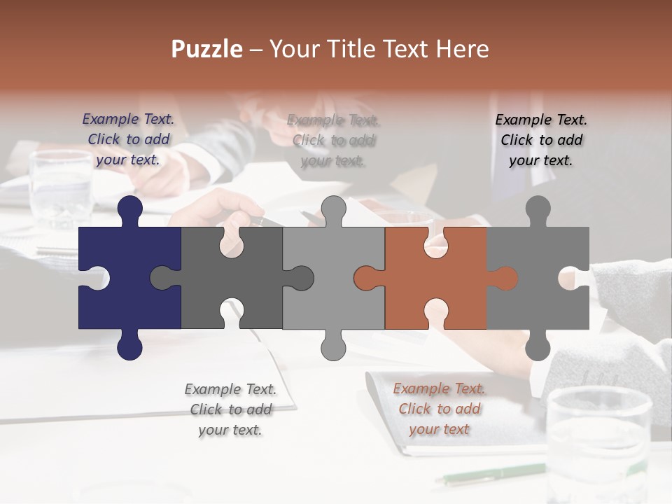Success Concept Teamwork PowerPoint Template