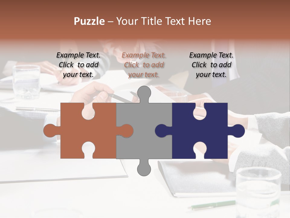 Success Concept Teamwork PowerPoint Template