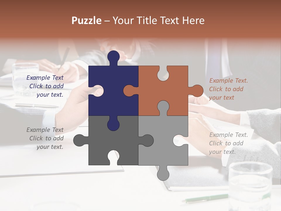 Success Concept Teamwork PowerPoint Template